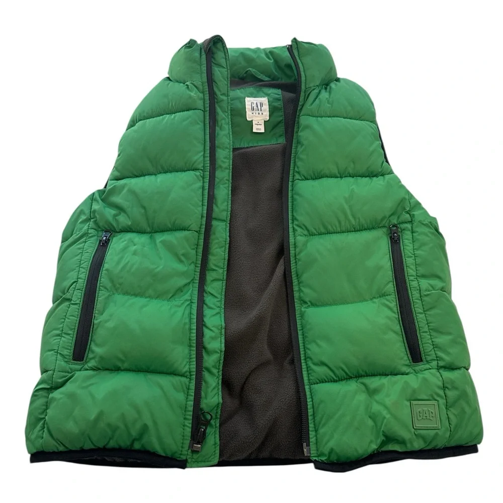 GAPKids Green Puffer Vest Boys Youth Size Small